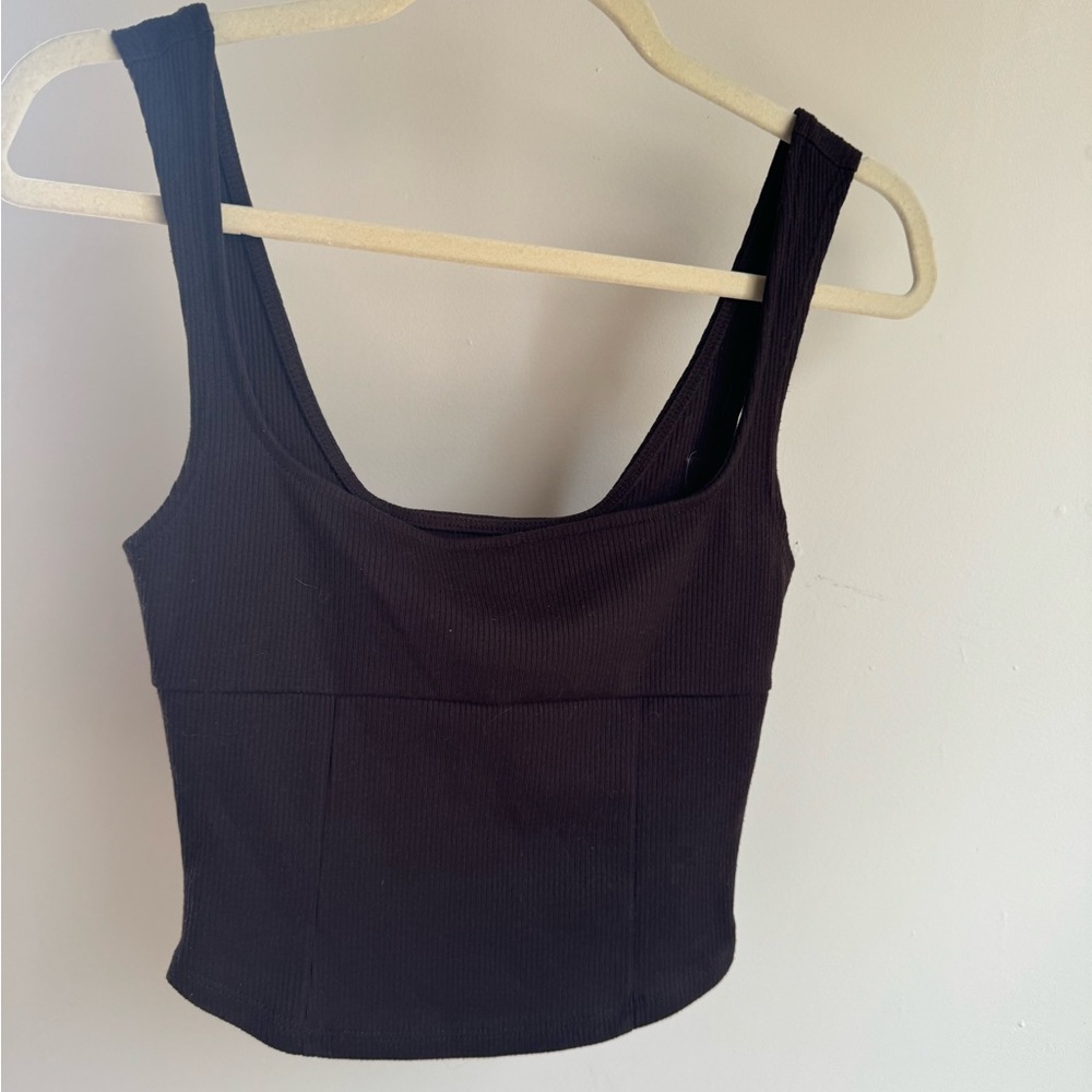 Chocolate brown top